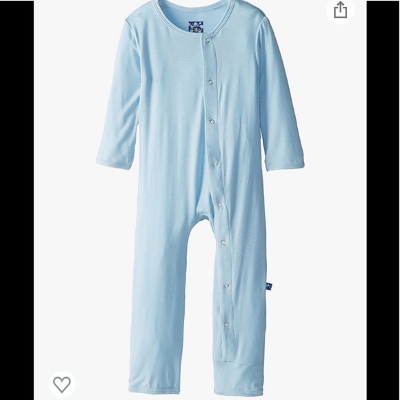 Kickee Pants Other - NWT Kickee Pants 3-6 Months Light Blue